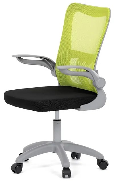 Gyerekszék állítható magassággal, zöld hálós háttámlával. KA-K2008 GRN