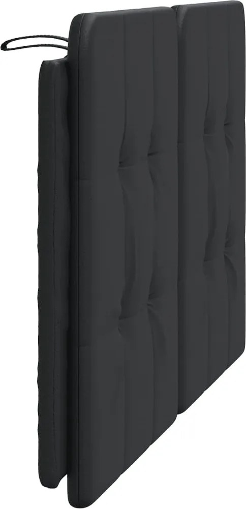 fekete műbőr fejtámla párna Zadar 120 cm