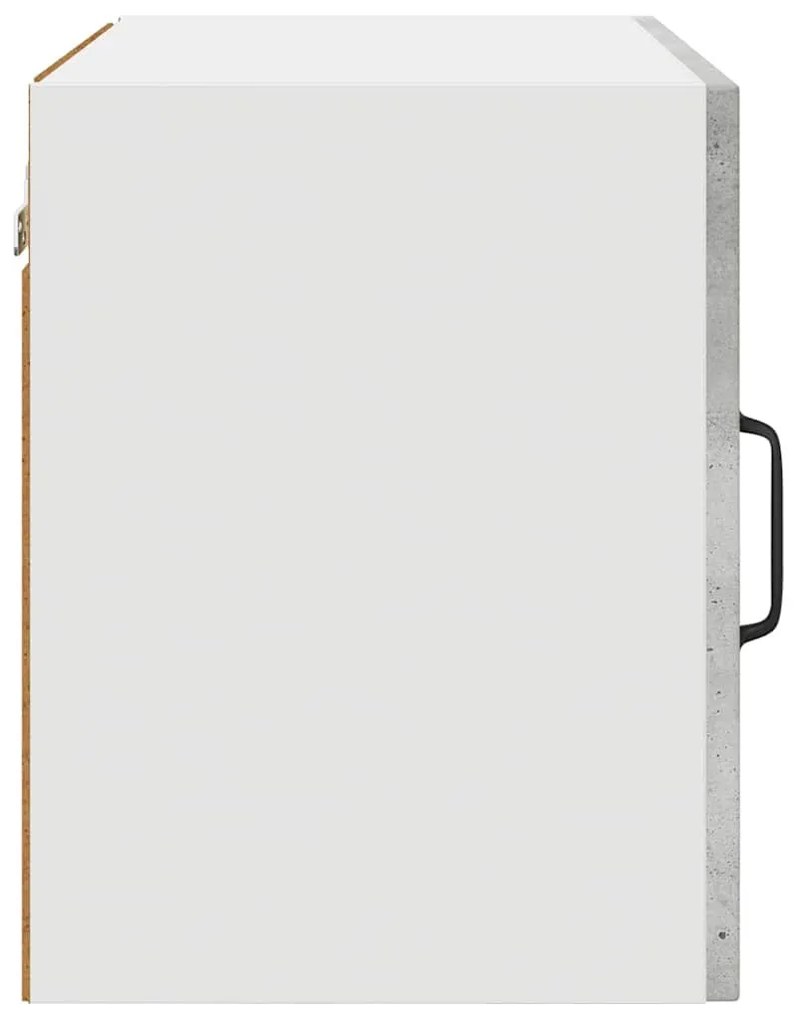 Fali konyhaszekrény 2 pcs Beton Szürke 50 x 31 x 40 cm Faanyag