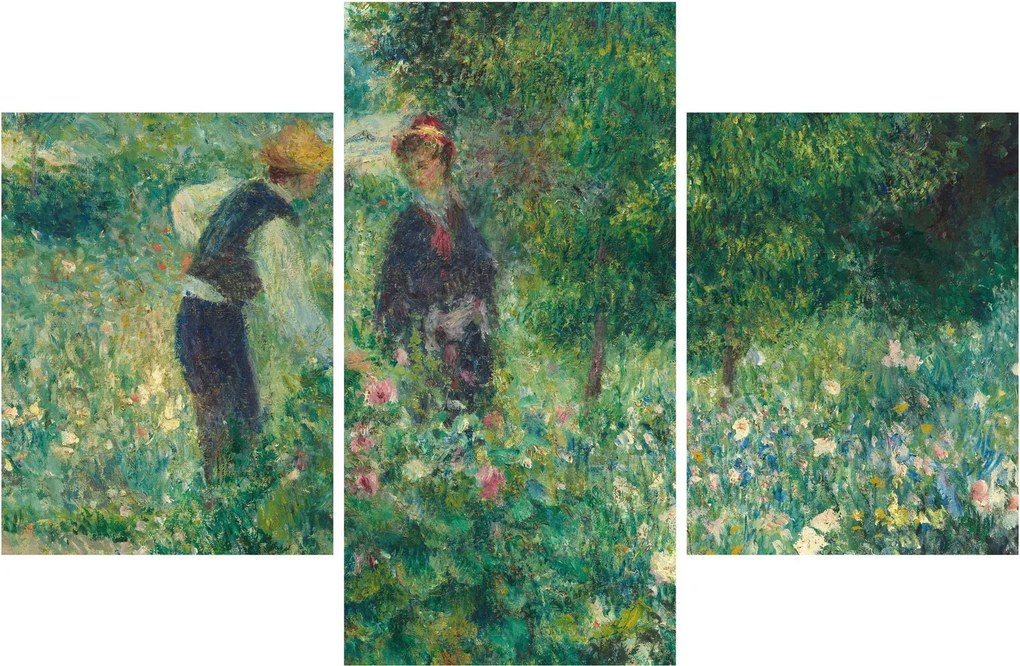 Kép - Auguste Renoir, Picking Flowers, reprodukciók (90x60 cm)