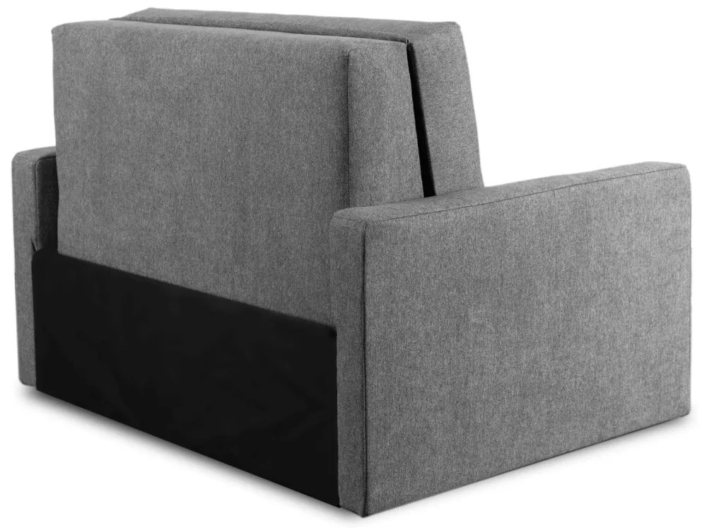 Kétszemélyes kihúzható fotelágy szürke színben – MILAN 2