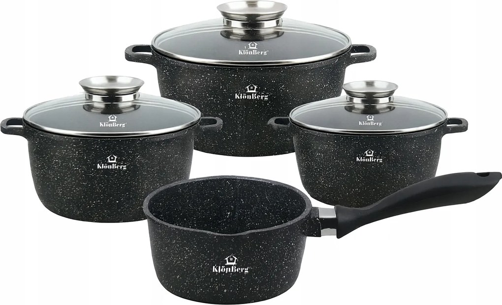 Márvány edénykészlet 7db-os Fedél Aroma Knob