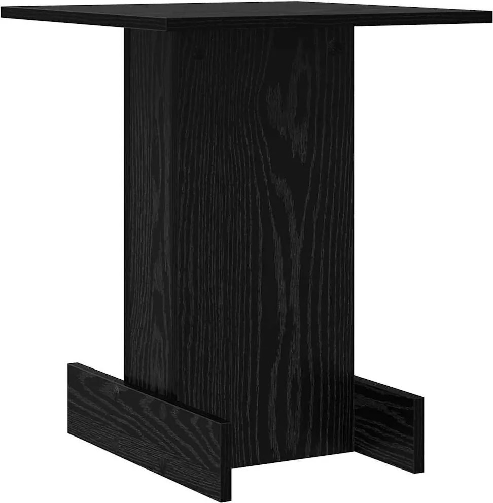 vidaXL Végasztal Fekete tölgy 44,5 x 45 x 55 cm Faanyag