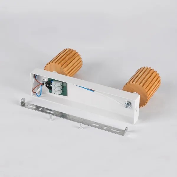 Brilagi - MODERN WOOD spotlámpa 2xGU10/8W/230V fa/fehér