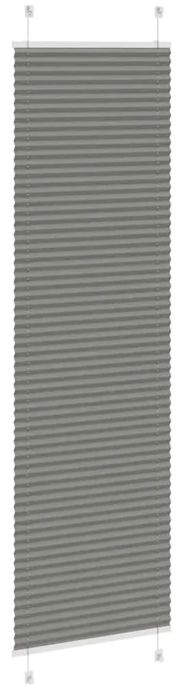 pliszírozott redőny antracit 60x200 cm szövetszélesség 59,4 cm