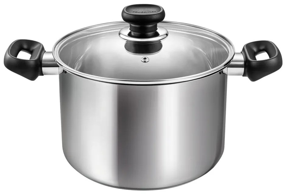 Indukciós tűzhelyhez alkalmas rozsdamentes acél edény fedővel 5,5 l Brava – Tescoma