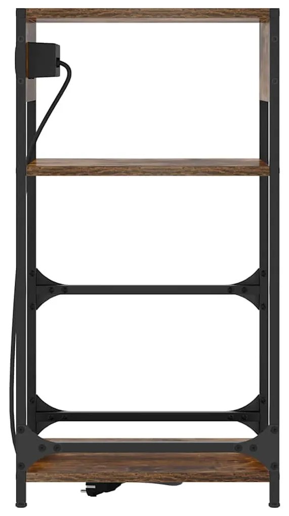 Éjjeliszekrény fiókkal Füstölt tölgy 40 x 27 x 76 cm Faanyag