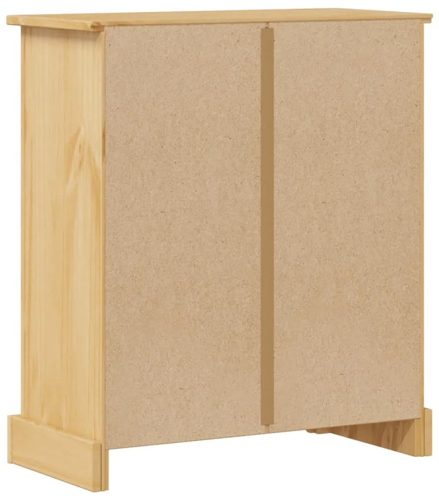 Corona tömör fenyőfa fürdőszobaszekrény 70 x 33 x 80 cm