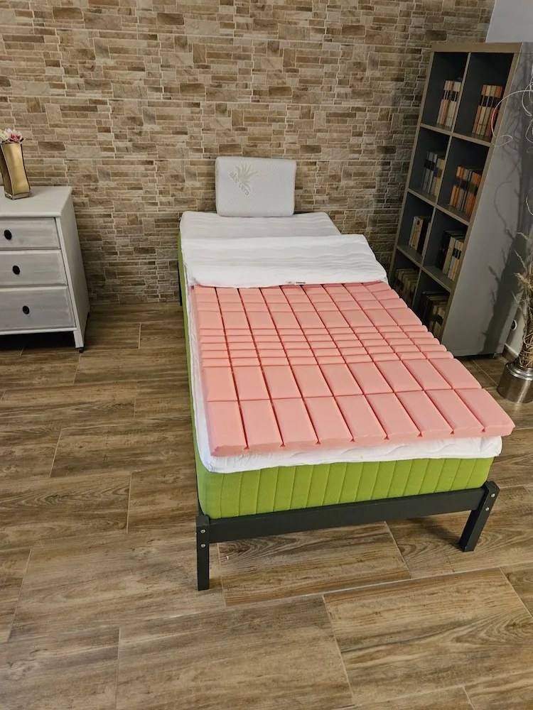 VitaRoll - Red 7 zónás fedőmatrac Antiallergén huzattal 160x200cm