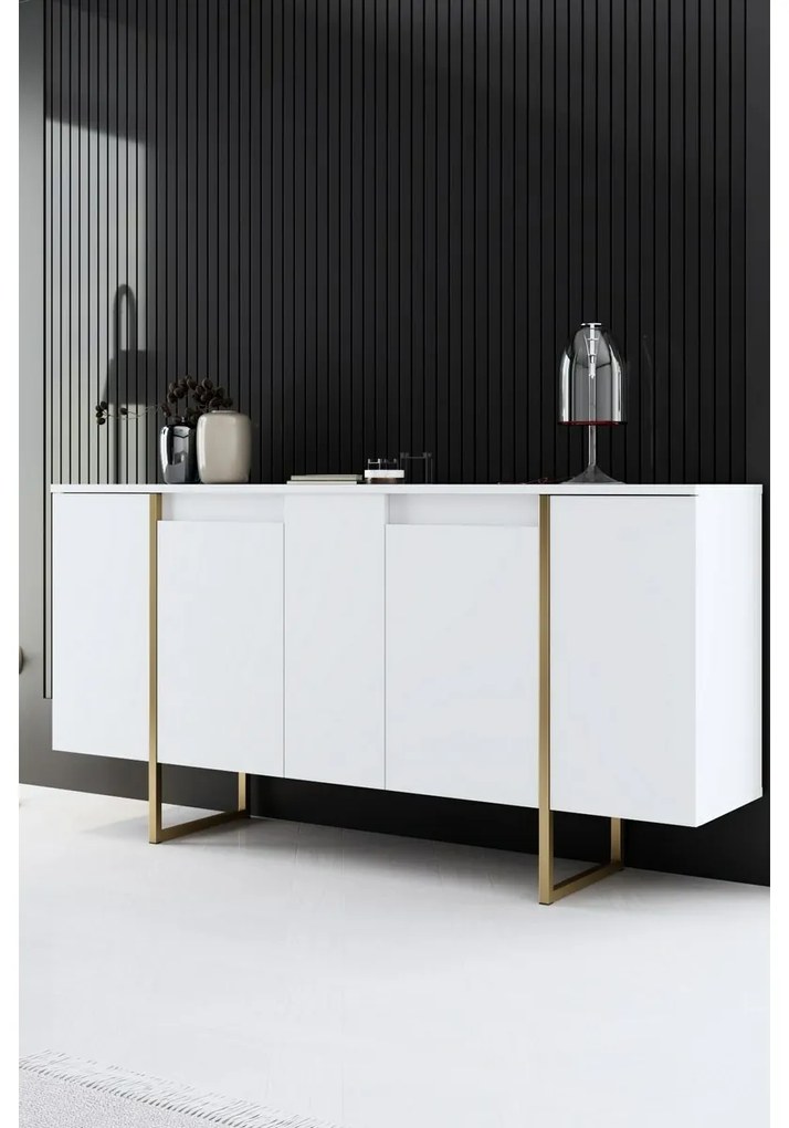 Luxe White and Gold szekrény