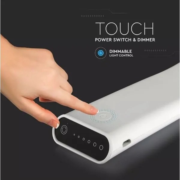 LED flexibilis állítható asztali lámpa LED/6,5W/5V 3000K/4500K/6000K