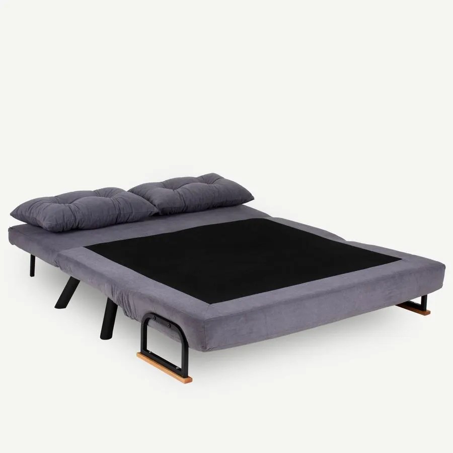 2 személyes kanapéágy Homoko 2-Seater - Szürke