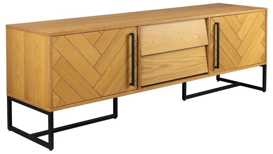 TV-állvány tölgyfa dekorral 180x60 cm Class - Dutchbone