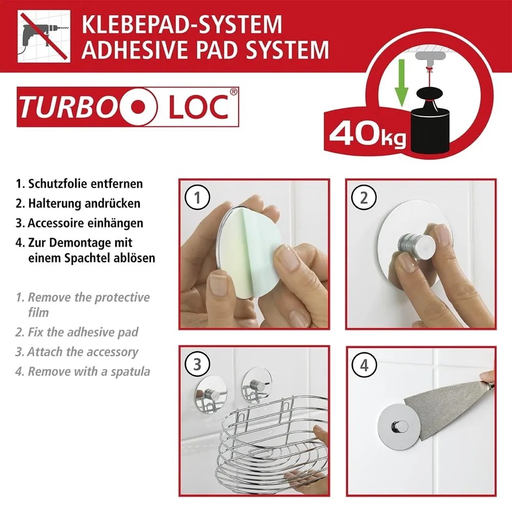 Turbo-Loc® vízlehúzó bambusz nyéllel - Wenko
