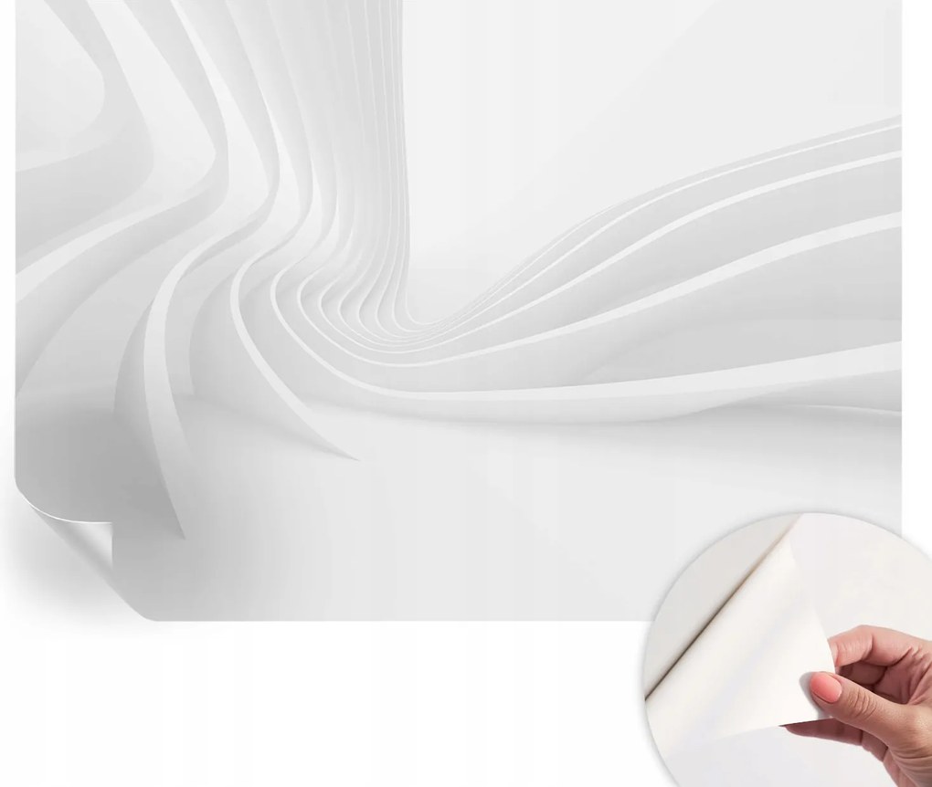 Modern öntapadós fotótapéta falra Hullámzó vonalak 208x146 cm