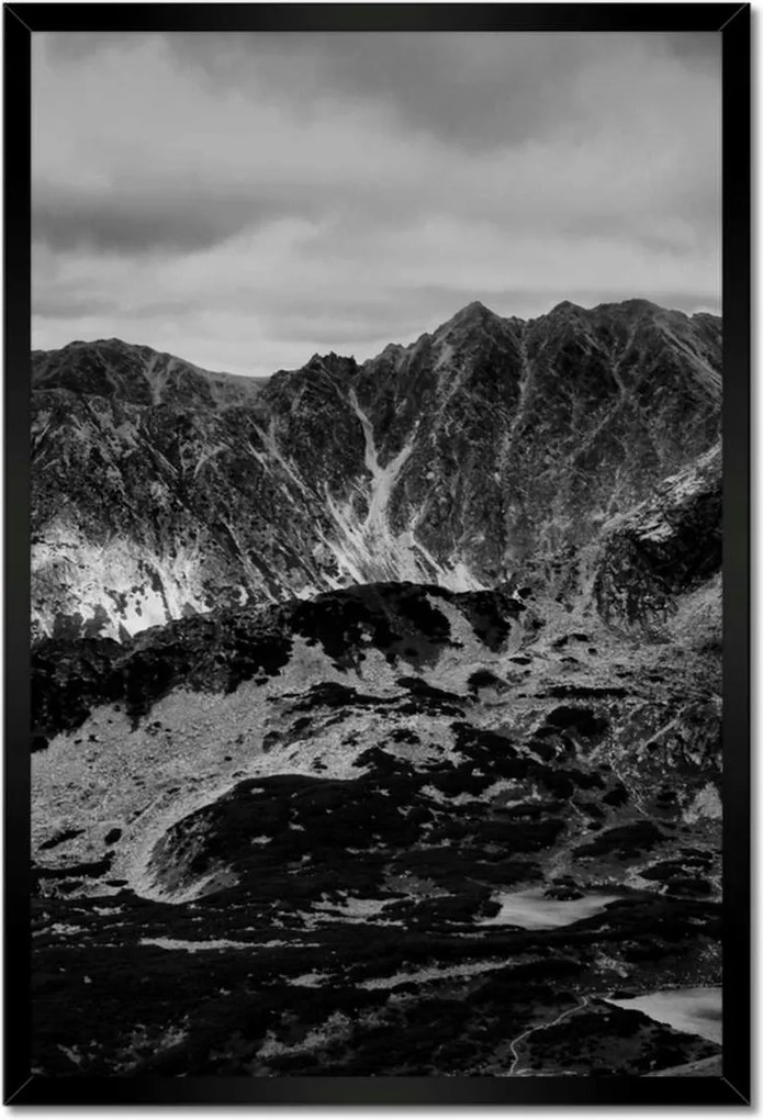 Poszterek keretben 40x60 Tátra Lengyel hegyek Kilátás