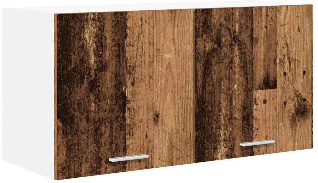 Függő szekrény polcokkal Riga Öreg fa 80 x 31 x 40 cm Faanyag