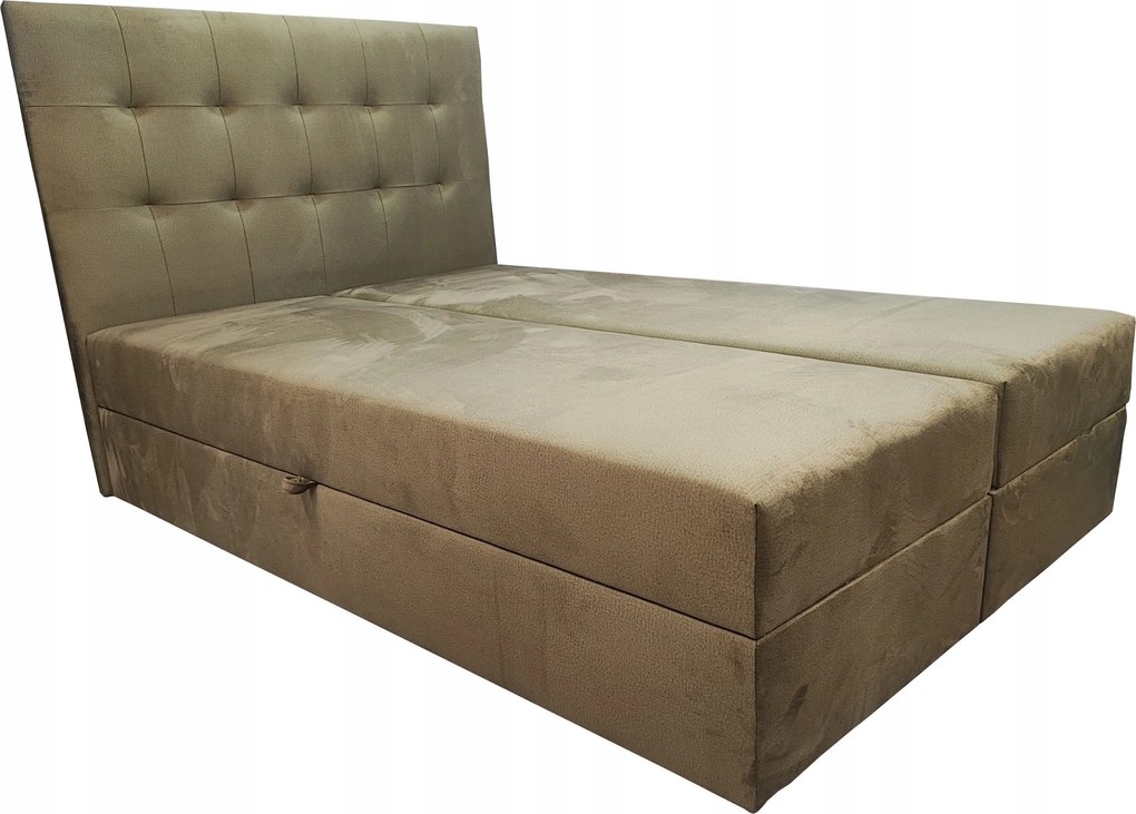 Dream 160x200 Kárpitozott Kontinentális Ágy Matraccal, Tárolóval