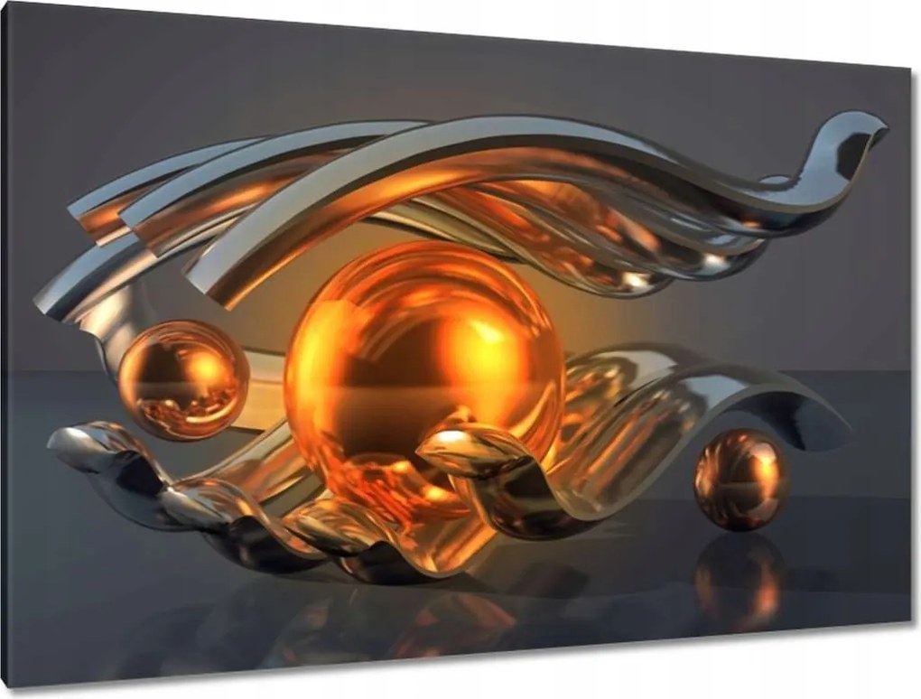 Festmények 120x80 Absztrakt Golyók a kézben