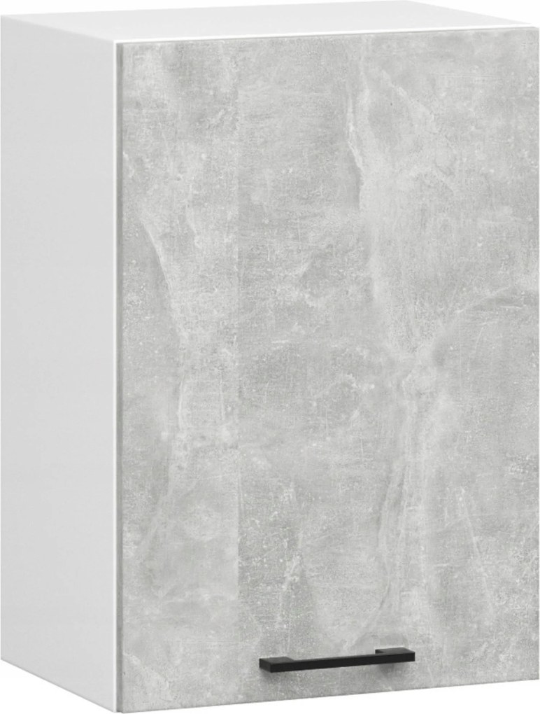 Szekrény Olíva W50 H580 Fehér Beton Akd