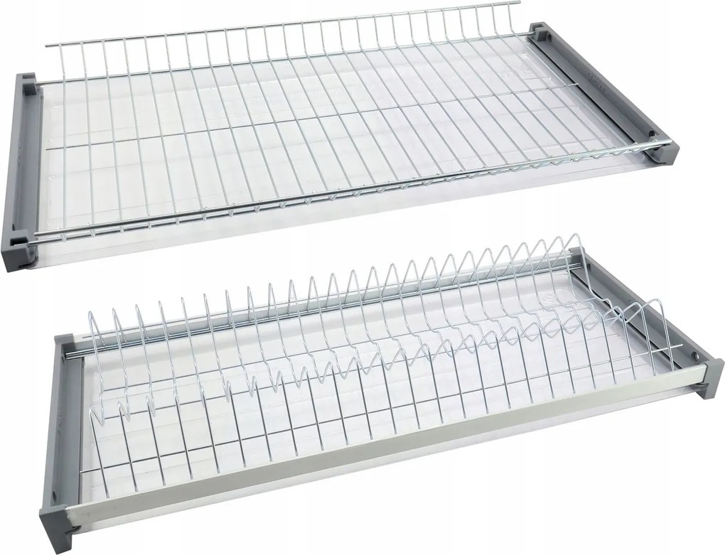 Kétszintes Csepegtető, Állítható Rejs Króm Hatású Beépíthető Szekrény 40 CM