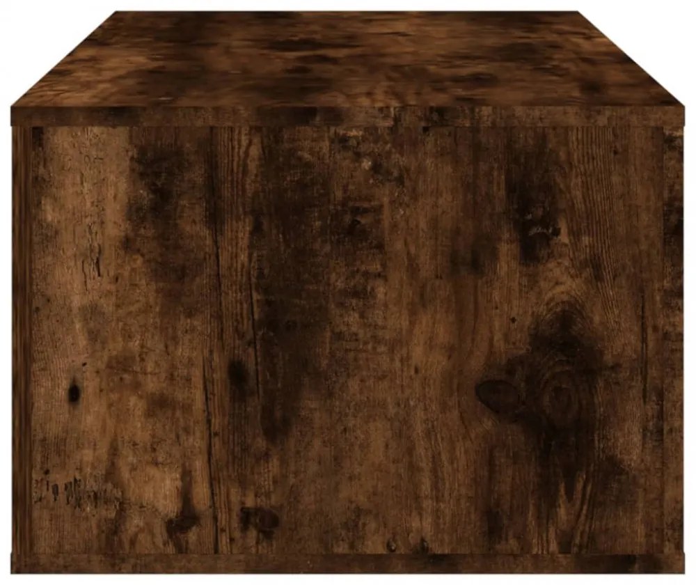 füstös tölgy színű fatermék dohányzóasztal 100x50,5x35 cm