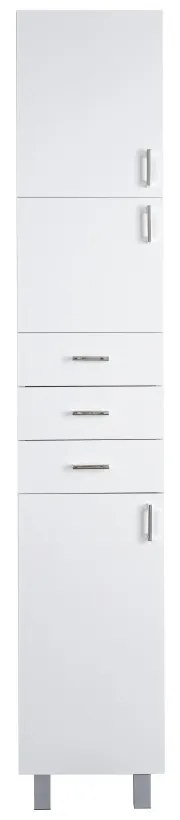 Viva STYLE fürdőszobai ÁLLÓSZEKRÉNY 192 magas POLCOS - BALOS - 35 x 28 x 192 cm