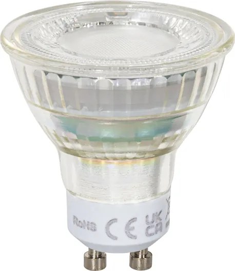 5 db-os GU10 50 mm-es átlátszó LED izzó 2,5W 450 lm 2700K