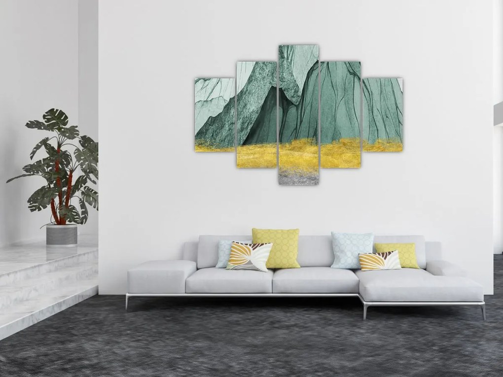 Kép - Smaragdhegység N⁰3 (150x105 cm)