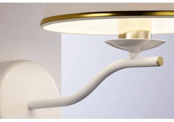 Jupiter 2086 - SAMBA fali lámpa 1xE27/15W/230V fehér/arany