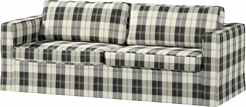 Dekoria Karlstad 3 személyes kinyitható kanapé huzat Ikea