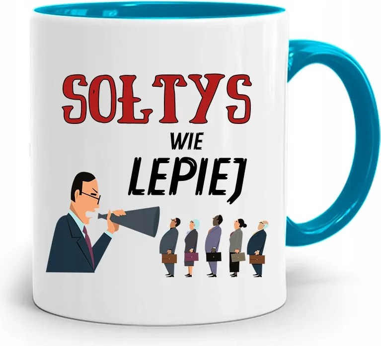 A Kék Bögre Jobban Tudja Ajándék Nyomtatott Fotóval