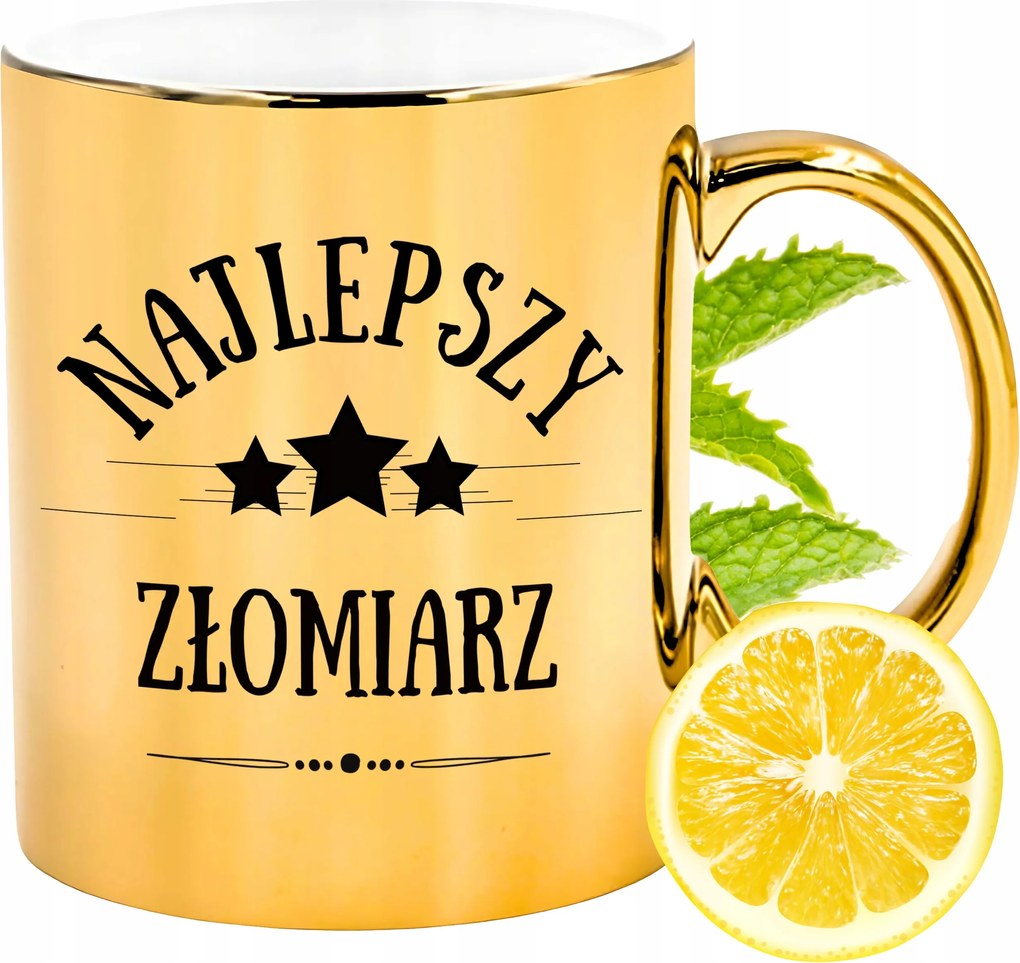 Prémium Arany Csillogó Bögre Aranyos Ajándék Nyomtatott Fotóval