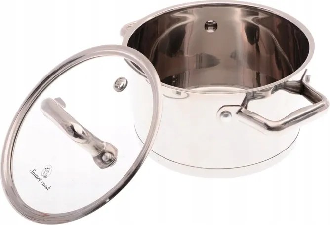 Rozsdamentes edény fedővel 2,5l