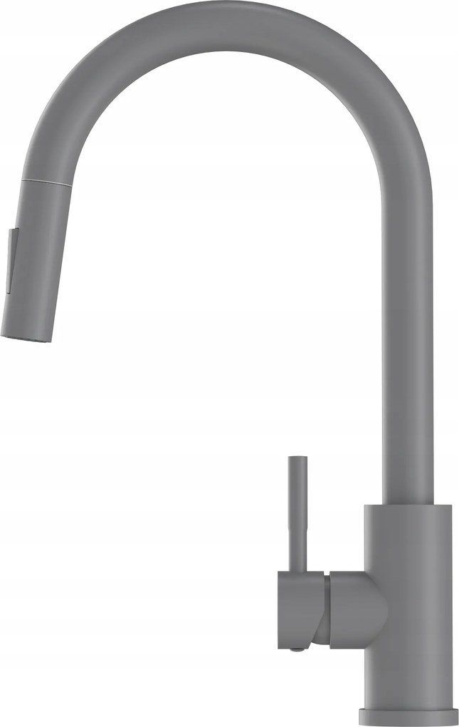 Konyhai Csaptelep Kihúzható Kifolyócső Szürke Sima Konyhai Csaptelep Loseto