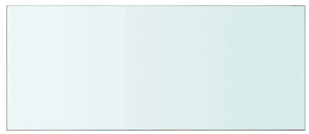 vidaXL Átlátszó üvegpolc 70x30 cm