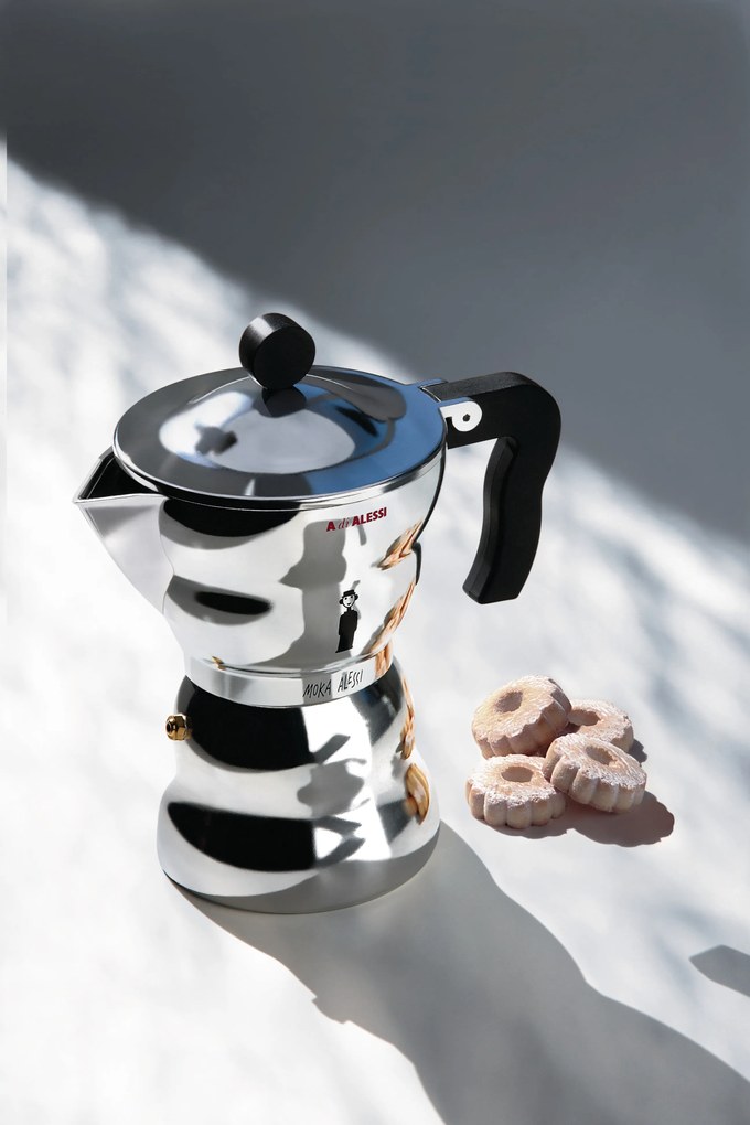Espresso kávovar Moka Alessi, více velikostí - Alessi Rozměry: Průměr - 10.4 cm