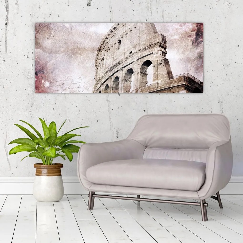 Kép - Colosseum, Róma, Olaszország (120x50 cm)