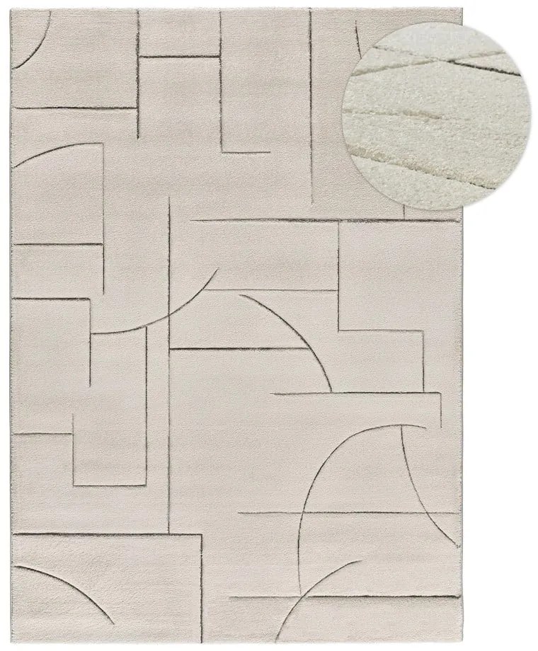 Krémszínű szőnyeg 80x150 cm Lena – Universal