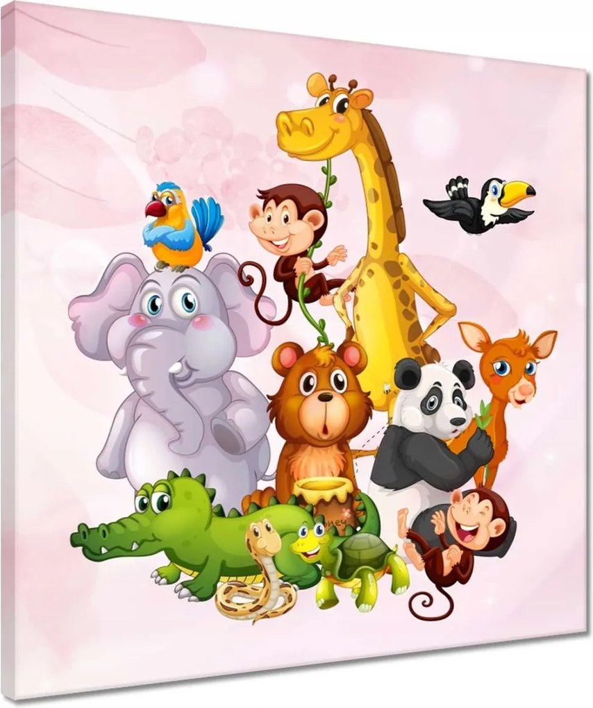 Vászonkép 40x40 Trópusi állatok