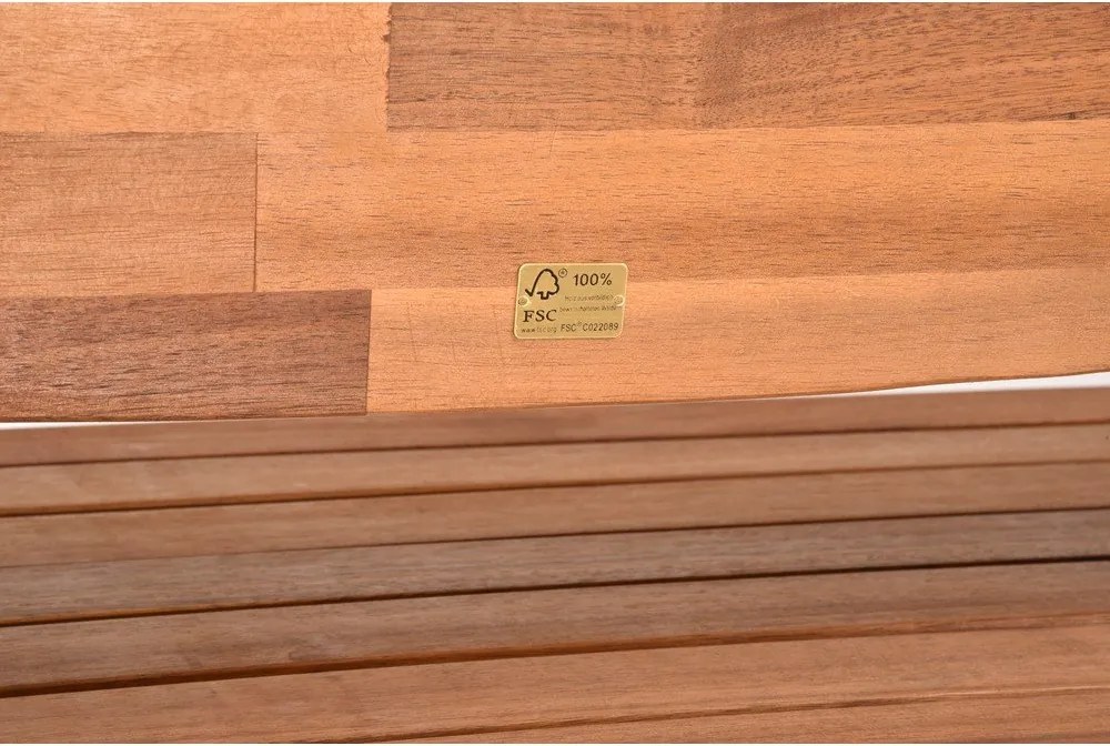 Barna tömörfa kerti pad Hadia – Garden Pleasure