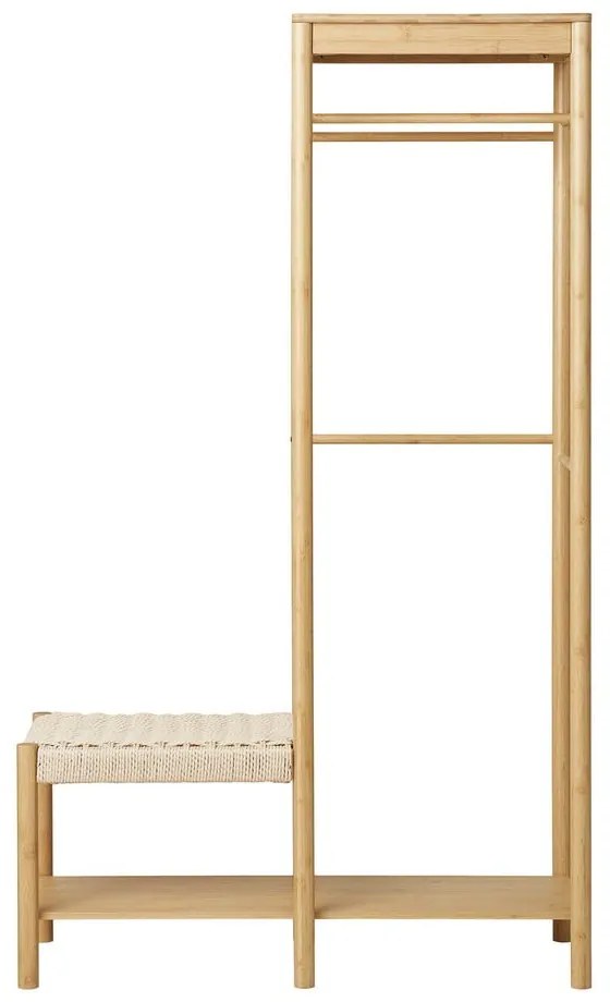 Natúr színű bambusz előszoba bútor Ember – House Nordic