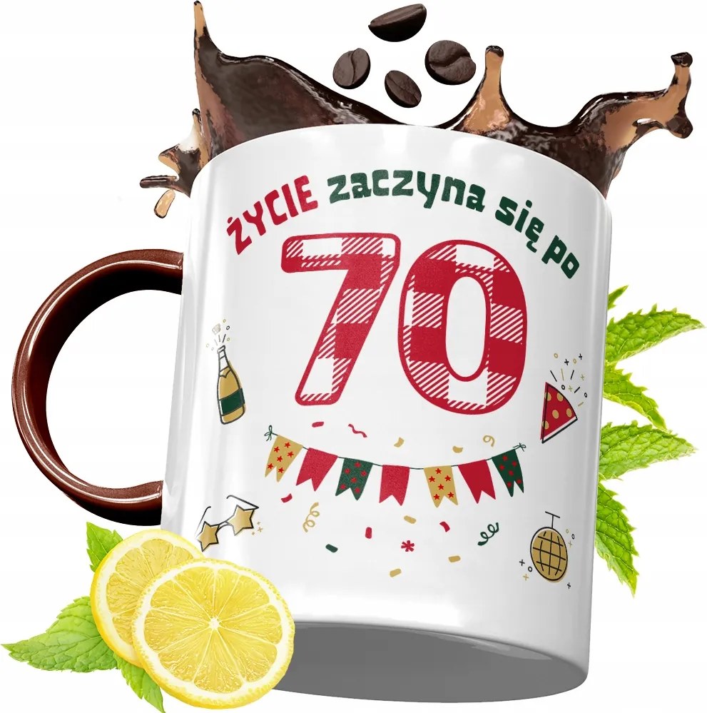 Bordó Bögre 70. Születésnapra Ajándék fényképes nyomtatással