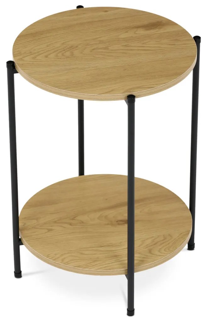 Măsuță de cafea/masă bufet în culoarea stejarului, din MDF.