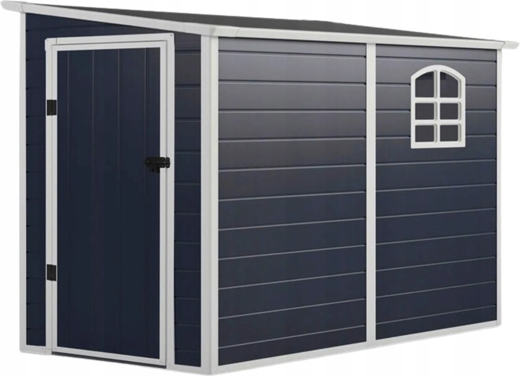 Kerti házikó Műanyag szerszámtároló 247x143 cm Abiko