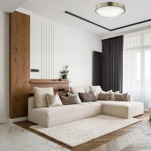 Mennyezeti lámpa JONAS 2xE27/60W/230V átmérő 36 cm patina