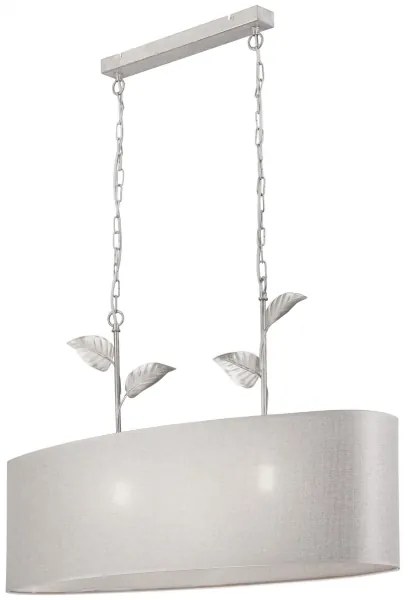 Csillár láncon NOEMI 2xE27/60W/230V ezüst