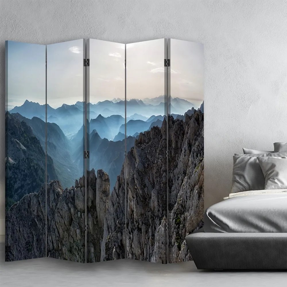 Gario Paraván Hegyi csúcsok Méret: 180 x 170 cm, Kivitelezés: Klasszikus paraván