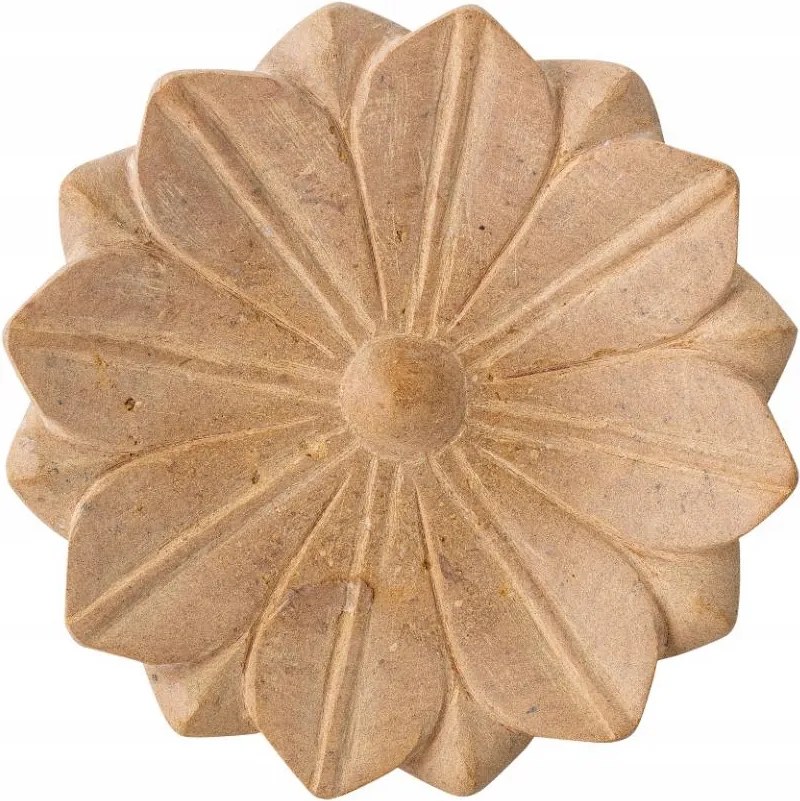 Bloomingville Evi Márvány Dekorációs Tál 22 cm Virág Homokszínű