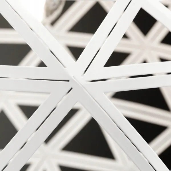 Csillár zsinóron FROZEN 1xE27/60W/230V átm. 50 cm fehér